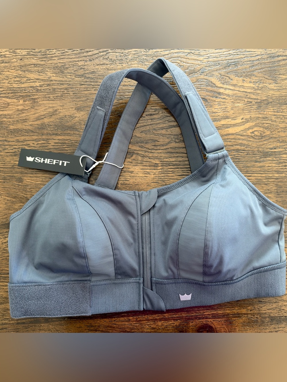 SHEFIT Ultimate Sports Bra Grey 1LUXE